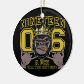 Alpha-Afrikaner 1906 Brüderlichkeit Ape Hand-Zeich Keramik Ornament (Links)