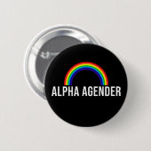 Alpha Agender Button (Vorne & Hinten)
