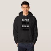 Alpha and Omega Christian Scripture Bible Verse Hoodie (Vorne ganz)