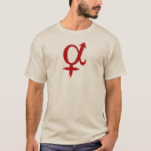 Alpha Androgynous V-Nacken-T - Shirt (Vorderseite)