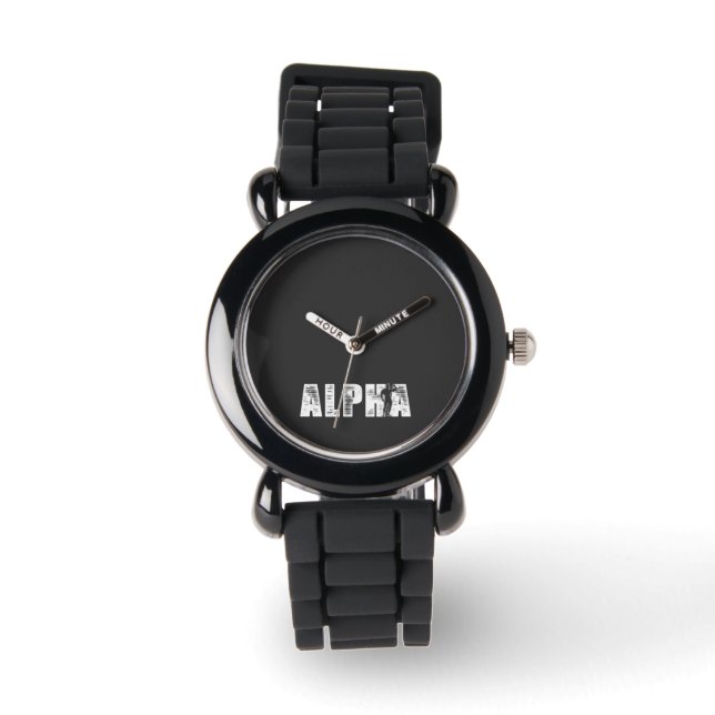 Alpha Armbanduhr (Vorderseite)