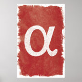 Alpha Art - Math Posters Poster (Vorne)