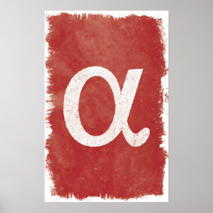 Alpha Art - Math Posters Poster