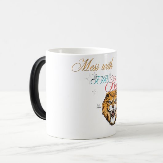 Alpha Attitude Tasse - Mess mit dem Besten (Vorderseite Links)
