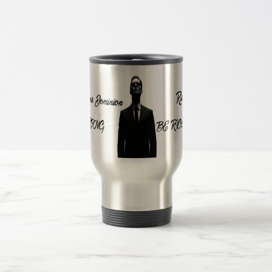 Alpha Attitude Travel Mug - Power in Stille Reisebecher (Mittel)