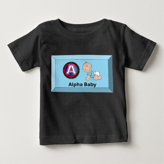 Alpha Baby T-shirt (Vorderseite)