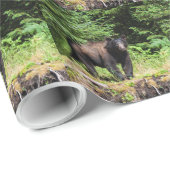 Alpha Black Bear Geschenkpapier (Rolleneckpunkt)