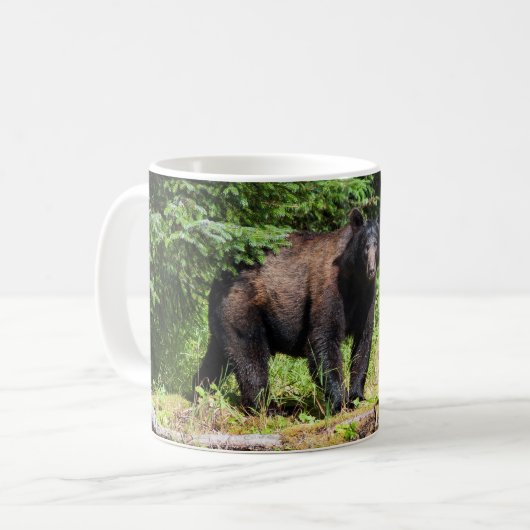 Alpha Black Bear Kaffeetasse (Vorderseite Links)