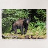 Alpha Black Bear Puzzle (Horizontal)