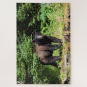 Alpha Black Bear Puzzle (Vertikal)