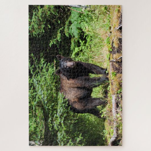 Alpha Black Bear Puzzle (Vertikal)
