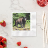Alpha Black Bear Serviette (Beispiel)