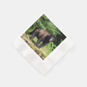 Alpha Black Bear Serviette (Ecke)