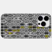 Alpha-Bravo-Charlie Case-Mate iPhone Hülle (Rückseite (Horizontal))