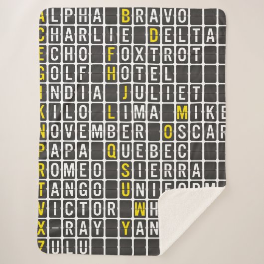 Alpha-Bravo-Charlie Sherpadecke (Vorderseite)