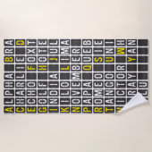 Alpha-Bravo-Charlie Strandtuch (Vorderseite)