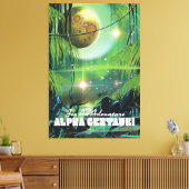 Alpha Centauri Retrosumpf Leinwanddruck (Insitu (Wohnzimmer))