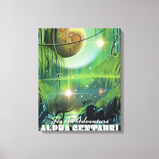 Alpha Centauri Retrosumpf Leinwanddruck (Vorderseite)