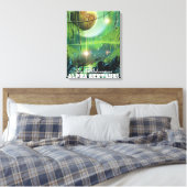Alpha Centauri Retrosumpf Leinwanddruck (Insitu (Schlafzimmer))