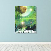 Alpha Centauri Retrosumpf Leinwanddruck (Insitu (Holzboden))