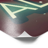 Alpha Centauri Space Art Poster (Ecke)