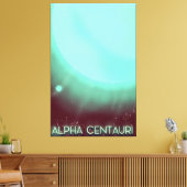 Alpha Centauri Space Art Poster Leinwanddruck (Insitu (Wohnzimmer))