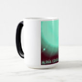 Alpha Centauri Space Art Poster Verwandlungstasse (Vorderseite Links)
