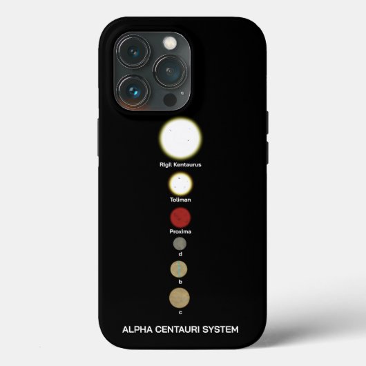 Alpha Centauri System Case-Mate iPhone Hülle (Rückseite)