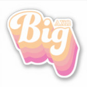 Alpha Chi Omega | Big Aufkleber (Vorderseite)