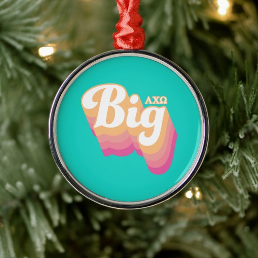 Alpha Chi Omega | Big Ornament Aus Metall (Baum)