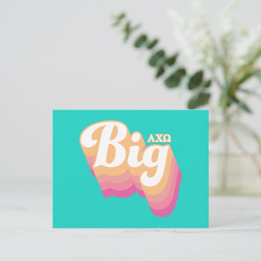 Alpha Chi Omega | Big Postkarte (Stehend Vorderseite)