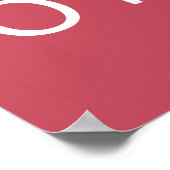 Alpha Chi Omega | Est. 1885 Poster (Ecke)