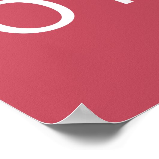 Alpha Chi Omega | Est. 1885 Poster (Ecke)