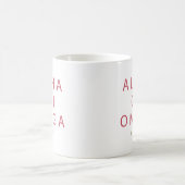 Alpha Chi Omega | Gegr. 1885 Kaffeetasse (Mittel)
