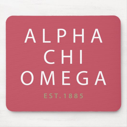 Alpha Chi Omega | Gegr. 1885 Mousepad (Vorne)