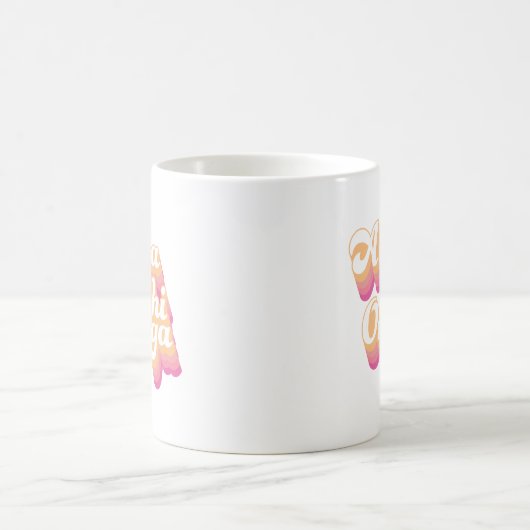 Alpha Chi Omega| Groovy Script Kaffeetasse (Mittel)