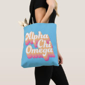Alpha Chi Omega| Groovy Script Tasche (Von Nahem)
