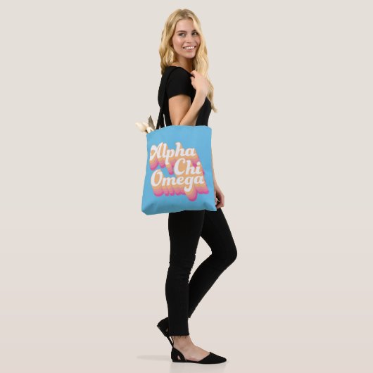 Alpha Chi Omega| Groovy Script Tasche (Am Model)