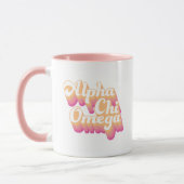 Alpha Chi Omega| Groovy Script Tasse (Links)