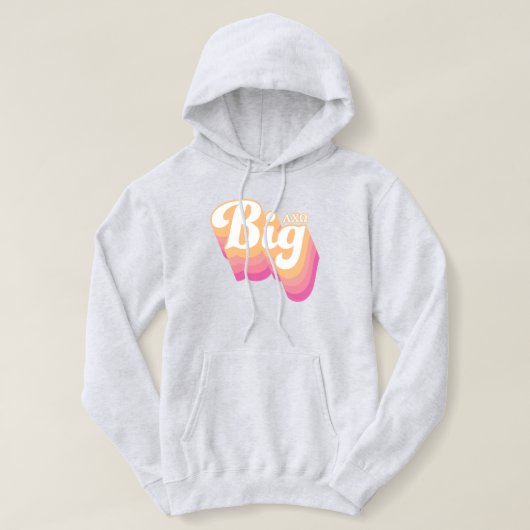 Alpha Chi Omega| groß Hoodie (Design vorne)