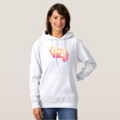 Alpha Chi Omega| groß Hoodie (Vorne ganz)