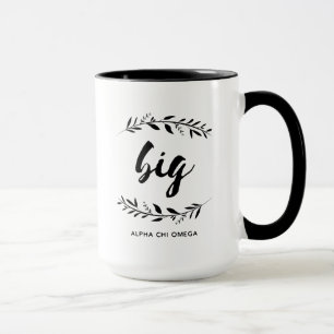 Alpha Chi Omega Große Girlande Tasse