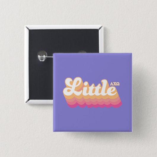 Alpha Chi Omega | Klein Button (Vorne & Hinten)