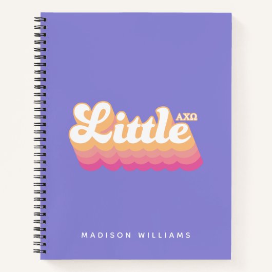 Alpha Chi Omega | Klein Notizblock (Vorderseite)