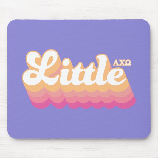 Alpha Chi Omega | Kleine Schwester Mousepad (Vorne)