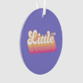 Alpha Chi Omega | Kleine Schwester Ornament (Vorderseite)