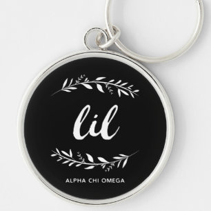 Alpha Chi Omega Kleiner Kranz Schlüsselanhänger