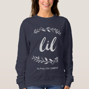 Alpha Chi Omega Kleiner Kranz Sweatshirt