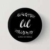 Alpha Chi Omega| Kranz Button (Vorderseite)