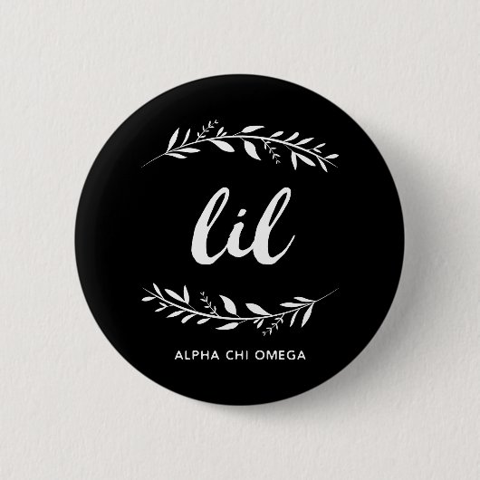 Alpha Chi Omega| Kranz Button (Vorderseite)